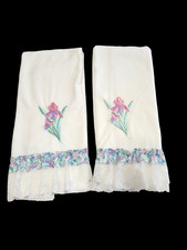 Toalhas de banho Jillian rosa algodão branco bordado rosa azul floral acabamento em renda, usado comprar usado Toalhas de banho Jillian rosa algodão branco bordado rosa azul floral acabamento em renda, usado comprar usado  Enviando para Brazil