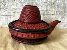 Conjunto de bule de chá japonês vintage de ferro fundido comprar usado  Enviando para Brazil