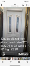 Upvc door custom for sale  LOUGHTON