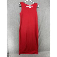 Vestido Vintage Feminino Tamanho 10 Vermelho Sem Mangas Longo Feito nos EUA Elástico RN# 37551, usado comprar usado  Enviando para Brazil