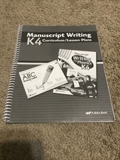 Abeka manuscript writing for sale  Summerville