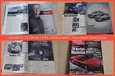 VW Golf IV 1.9 TDI mit 150PS Literaturpaket - 3 komplette Zeitschriften, usado comprar usado  Enviando para Brazil