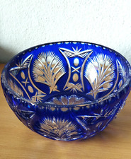 Große blaue kristallschale gebraucht kaufen  Aschersleben