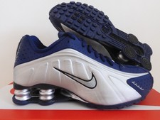 Nike Shox R4 azul vazio-metálico prata-preto feminino tamanho 6.5 [AR3565-400] comprar usado  Enviando para Brazil