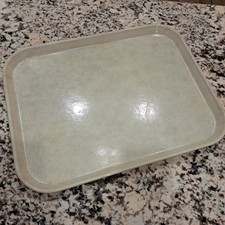 Bandeja de servir vintage Camtray por Cambro 14x18" bege acastanhado marfim 18x14 cafeteria, usado comprar usado  Enviando para Brazil