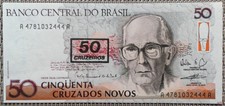 Cruzeiros banknote geldschein gebraucht kaufen  Deutschland