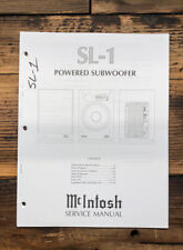 Mcintosh sl1 subwoofer for sale  Portland