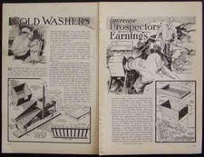 Gold prospecting 1932 for sale  Diamond Point