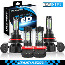 Farol de LED + lâmpadas de neblina 4x para Cobalt 2005-10 Pontiac G5 2007-2010 comprar usado  Enviando para Brazil