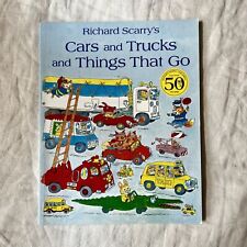 Livro infantil Richard Scarry’s Cars and Trucks and Things That Go brochura comprar usado  Enviando para Brazil