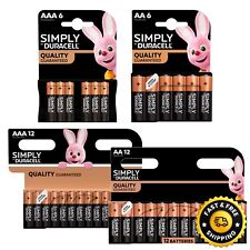 Duracell aaa batteries for sale  BURY