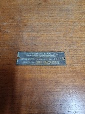 H Leverton & Co Ltd Fabricantes de Implementos Placa de Fornecimento de Latão Spalding Lincs comprar usado  Enviando para Brazil