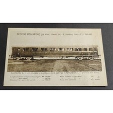 Cartolina milano officine usato  Alessandria