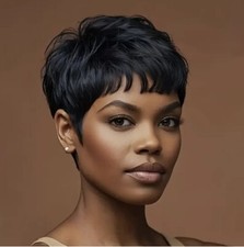 Black short pixie for sale  USA