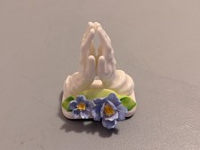 Estatueta vintage Maruri obra-prima porcelana óssea mãos de oração 1975, usado comprar usado  Enviando para Brazil
