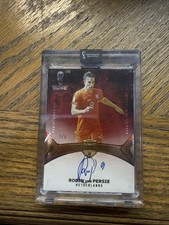 2022 Panini Eminence World Cup Robin Van Persie vermelho automático /5 com inscrição “9” comprar usado  Enviando para Brazil