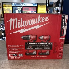 Kit de broca Milwaukee 3692-22CT 18V compacto sem escova comprar usado  Enviando para Brazil