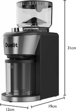 Dualit burr coffee for sale  GLASGOW