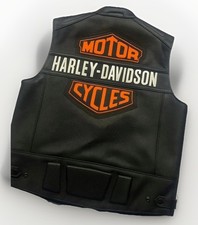Colete masculino preto motocicletas Passing Link couro bovino desgastado café corrida comprar usado  Enviando para Brazil