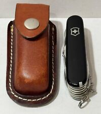 Canivete suíço vintage preto Victorinox Swiss Champ multi ferramenta com estojo de couro comprar usado  Enviando para Brazil