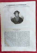 Usado, L'OMNIBUS PITTORESCO 16 / 1838 GUTTENBERG.  S.NICOLA DI BARI. BAIA BACOLI NAPOLI comprar usado  Enviando para Brazil