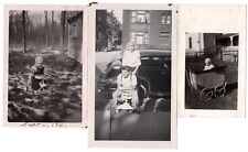 Carrinho de passeio 3 40-50s snap shots bebê pai vintage Taylor Tot azul branco, usado comprar usado  Enviando para Brazil