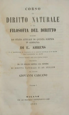 Corso diritto naturale usato  Catania