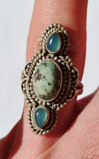76g bague turquoise d'occasion  Marseille XV