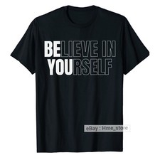 Camiseta Be You Believe In Youself inspiração citação motivacional ditado positivo comprar usado  Enviando para Brazil