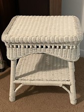 White wicker side for sale  Indian Trail