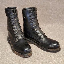 Bota All American MFG Steel Toe Patrol tamanho 9 EE couro bombeiro combate EMS comprar usado  Enviando para Brazil