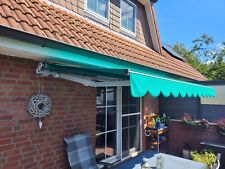 Terrassenmarkise grün weiß gebraucht kaufen  Scharnebeck