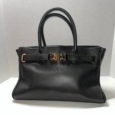 Bolsa satchel Onna Ehrlich grande couro pebbled cinza Maya comprar usado  Enviando para Brazil