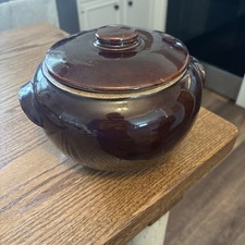 Brown bean pot for sale  New Castle