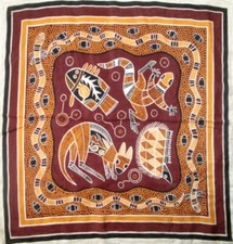 Foulard art aborigène d'occasion  Montferrand-le-Château