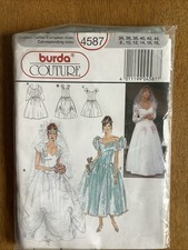 Burda 4587 wedding for sale  GLASGOW