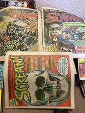 Vintage scream comics for sale  SLOUGH