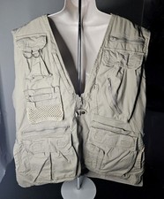 Colete de pesca Fox ao ar livre cor bege bolso múltiplo utilitário de caça masculino grande comprar usado  Enviando para Brazil