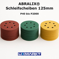 Schleifscheiben 125mm Klett 8 Loch Exzenter Schleifpapier Schleifblatt P40-P2000 comprar usado  Enviando para Brazil