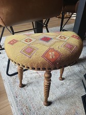 Bein hocker stickerei gebraucht kaufen  Flensburg