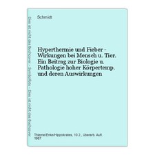 Hyperthermie fieber wirkungen gebraucht kaufen  Grünstadt