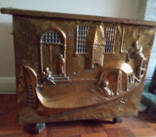 Vintage brass log for sale  UK