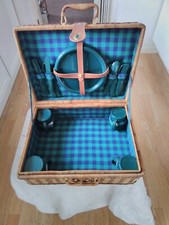 Picnic wicker hamper for sale  BRIDGEND