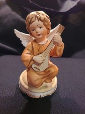 Usado,  Estatueta Gorham Angel’s Serenade guitarrista porcelana óssea por Maruri  comprar usado  Enviando para Brazil