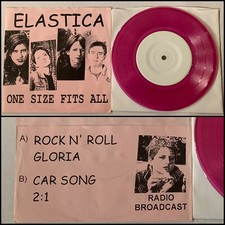 ELASTICA One Size Fits All 7” Pink Vinyl-Suede Klang Lush Linoleum Sleeper Gene, usado comprar usado  Enviando para Brazil