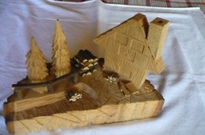 Berghütte holzschnitzerei han gebraucht kaufen  Roding