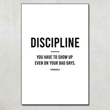Discipline motivational quote for sale  Huntington Beach