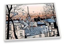Paris sunset eiffel for sale  UK