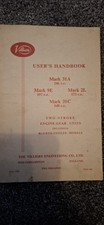 Villiers user handbook for sale  MARCH