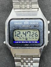 Vintage ORIENT Cronógrafo Digital de Quartzo 1/100 Japão Raro comprar usado  Enviando para Brazil
